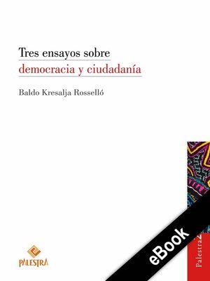 cover image of Tres ensayos sobre democracia y ciudadanía